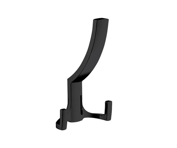 Крючок мебельный трехрожковый | ЦАМ, Черный