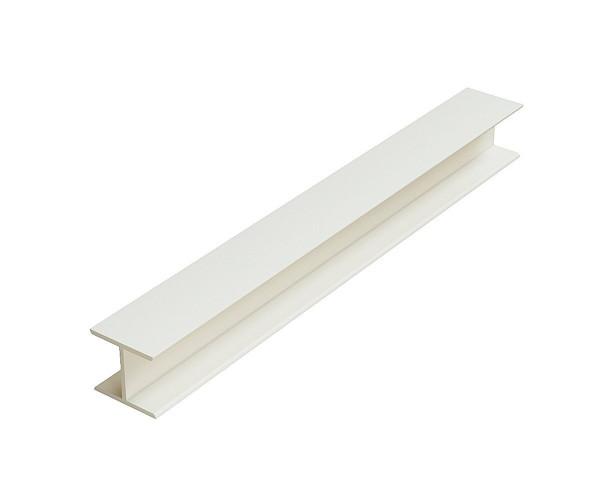 Соединительный элемент для цоколя ПВХ 180 гр., Белый, Пластик