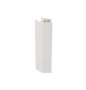 Угол для цоколя ПВХ 135 гр., цвет: Белый