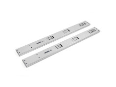 Направляющая шариковая DB с доводчиком (компл. 2 шт), цвет: Цинк