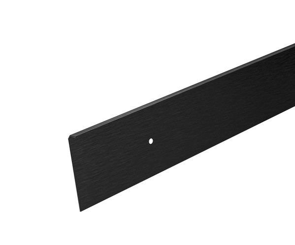 Планка для столешницы торцевая универсальная (R0) | МатЧерный, Торцевая