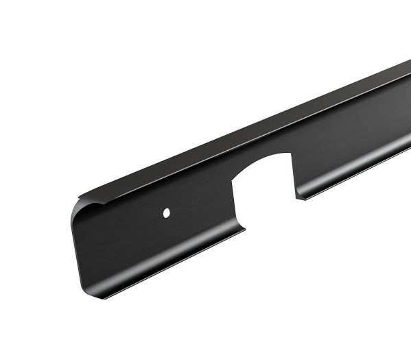Планка для столешницы угловая (R9) | МатЧерный, 38 мм