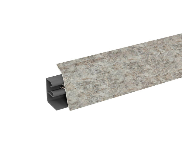 Плинтус для столешницы АР-740, цвет Мрамор дымчатый, влагостойкий