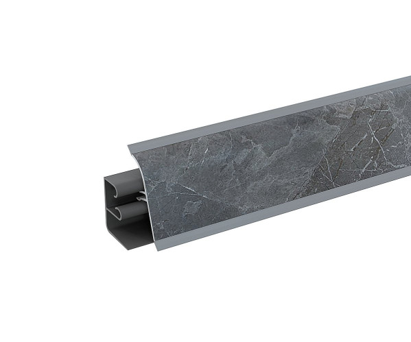 Плинтус для столешницы АР-740, Мрамор серый, влагостойкий
