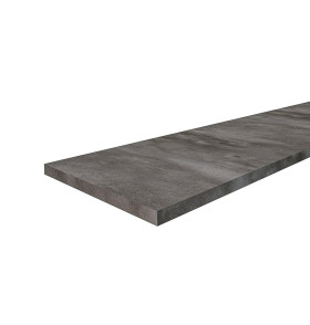 Столешница Hard-38 кромка с 4-х сторон Прямая, цвет: Черный детройт