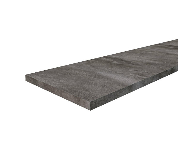 Столешница Hard-38 кромка с 4-х сторон Прямая | Черный детройт, комплектующие для корпусной мебели