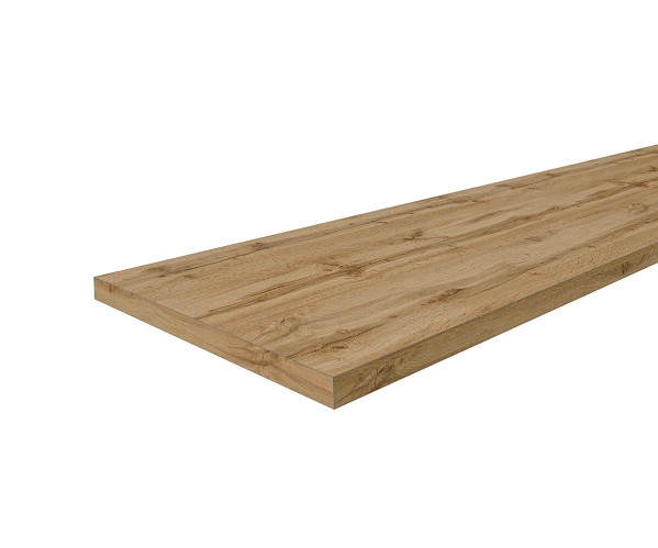 Столешница Hard-38 кромка с 4-х сторон Прямая | Дуб натуральный, для корпусной мебели VIVAT