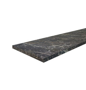 Столешница Hard-38 кромка с 4-х сторон Прямая, цвет: Мрамор черный