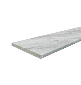 Столешница Hard-38U Прямая (упак.), цвет: Снежный мрамор