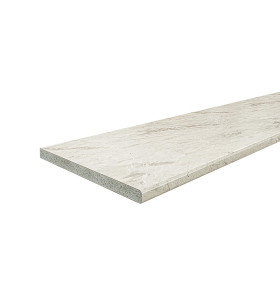 Столешница Hard-38U Прямая (упак.), цвет: Мрамор альпийский