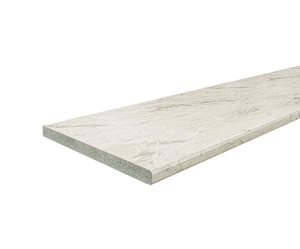 Столешница Hard-38U Прямая (упак.) Мрамор альпийский, 38 мм, влагостойкая ДСП