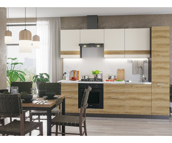 Столешница Hard-38U Прямая (упак.) | Влагостойкая ДСП, Светло-серый