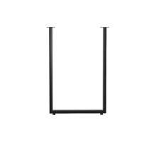 Подстолье Лофт П-образное регулируемое, цвет: Черный муар