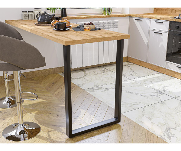 Подстолье Лофт П-образное регулируемое | Черный муар, характеристики