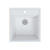 Мойка врезная Vivat 465021 1Ч | Искусственный камень, МатБелый