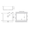 Мойка врезная 584820/0,8 1Ч, Сатин, характеристики