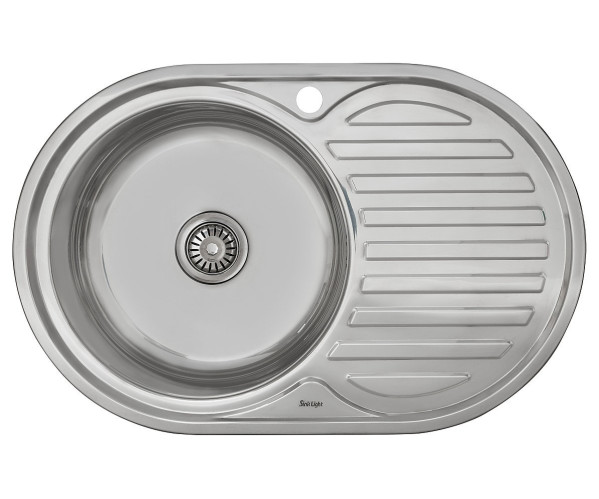 Мойка врезная Vivat 775016/0,6 1Ч1К (левая) | Глянец, характеристики