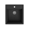 Мойка врезная Vivat 465021 1Ч | Искусственный камень, МатЧерный