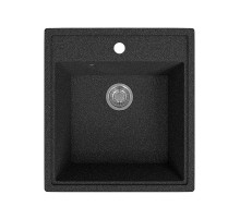 Мойка врезная Vivat 465021 1Ч, цвет: МатЧерный