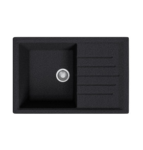 Мойка врезная Vivat 754919 1Ч1К, цвет: МатЧерный