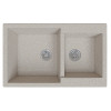 Мойка врезная Vivat 765020 2Ч | МатБежевый, характеристики