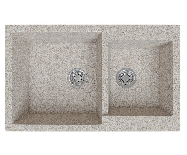 Мойка врезная Vivat 765020 2Ч | МатБежевый, характеристики