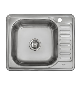 Мойка врезная 584818/0,8 1Ч1К (левая), цвет: Глянец