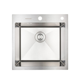 Мойка врезная 484820/0,8 1Ч, цвет: Сатин