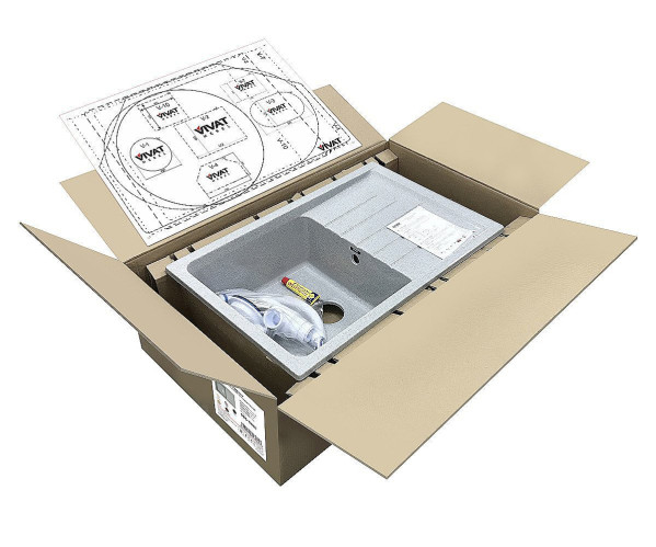 Мойка врезная Vivat 754919 1Ч1К, Гэлакси, характеристики