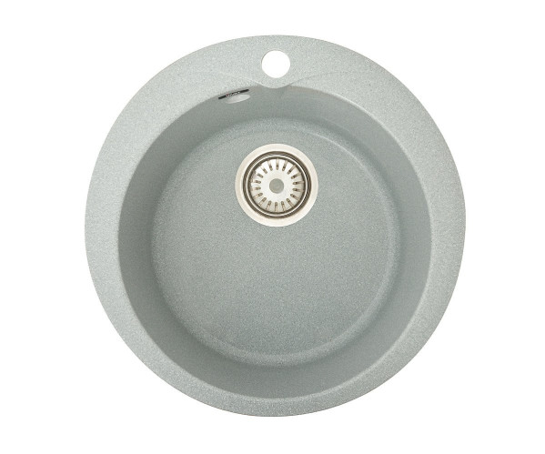 Мойка врезная Vivat 4718 1Ч | Искусственный камень, Серый