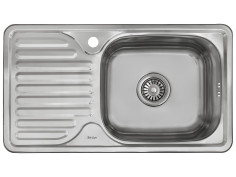 Мойка врезная 764218/0,6 1Ч1К (правая), цвет: Глянец