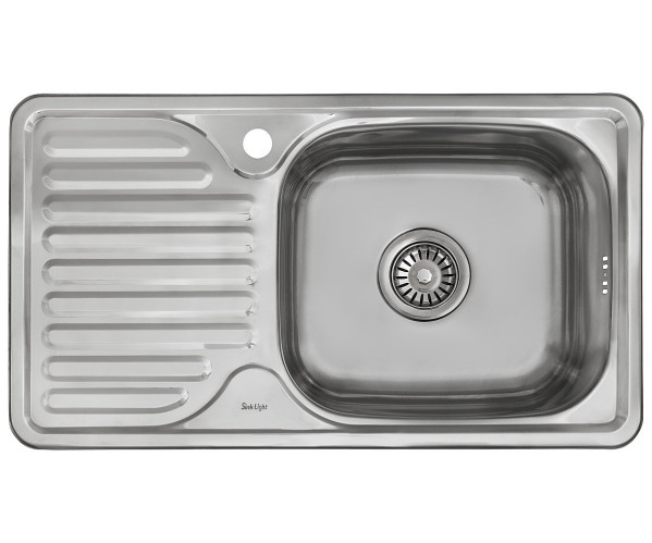 Мойка врезная 764218/0,6 1Ч1К (правая) | Глянец, характеристики