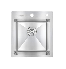 Мойка врезная 434820/0,8 1Ч, цвет: Сатин
