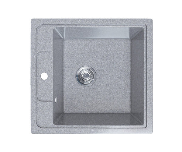 Мойка врезная Vivat 475119 1Ч | Искусственный камень, Серый