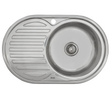 Мойка врезная Vivat 775016/0,6 1Ч1К (правая), цвет: Глянец