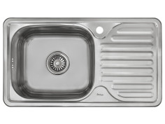 Мойка врезная 764218/0,6 1Ч1К (левая), цвет: Глянец