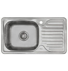 Мойка врезная 764218/0,6 1Ч1К (левая), цвет: Глянец