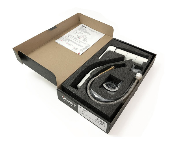 Смеситель для кухни 205/235 2Р | МатБелый, характеристики