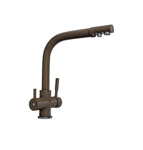Смеситель для кухни 312/237 2Р, цвет: Шоколадный