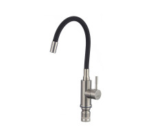 Смеситель для кухни 345/215 1Р, цвет: Черный сатин