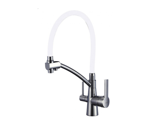 Смеситель для кухни 440/221 2Р | Белый сатин, характеристики