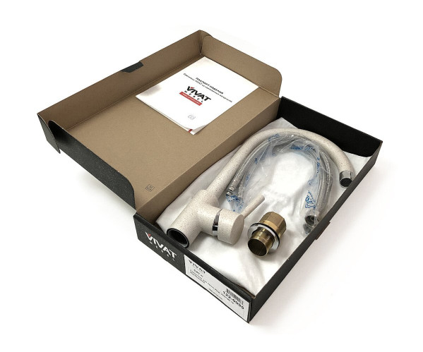 Смеситель для кухни 320/180 1Р | МатБежевый, характеристики