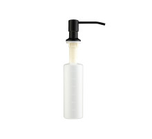 Дозатор встраиваемый для жидкого мыла, цвет: Черный