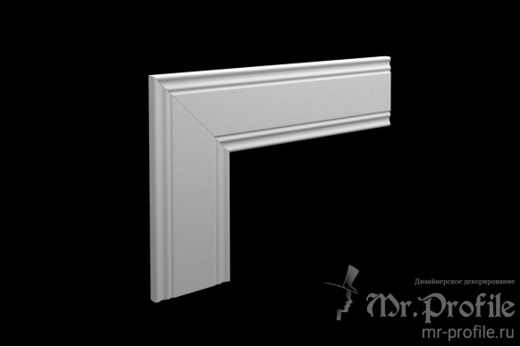 Наличник из МДФ модель Н-4 | Грунт
