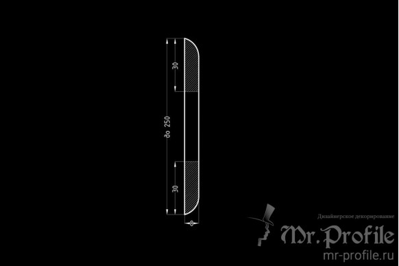 Наличник из МДФ модель Н-2 | Грунт