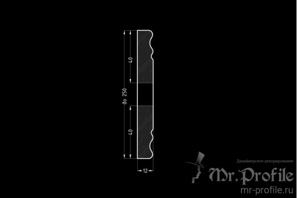 Наличник из МДФ модель Н-4 | Грунт