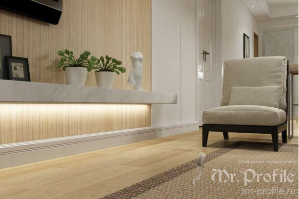 Плинтус из МДФ модель П-17 | Грунт