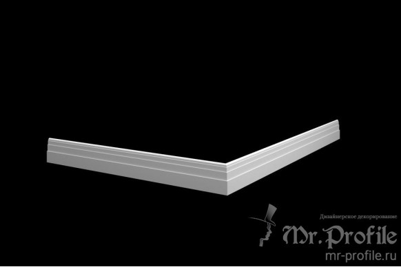 Плинтус из МДФ модель П-13 | Грунт