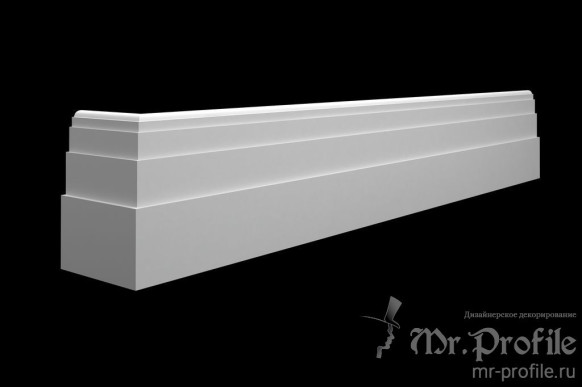 Плинтус из МДФ модель П-13 | Грунт