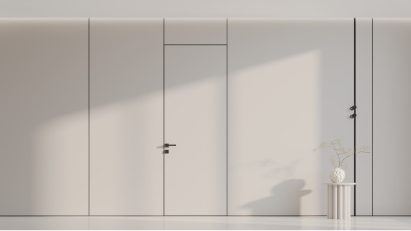 Гладкая эмалированная стеновая панель